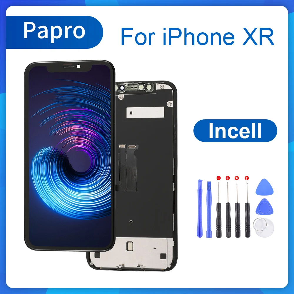

Pantalla For iPhone XR Incell With 3D Touch Digitizer Assembly LCD Screen Replacement Parts Display No Dead Pixel With Gifts