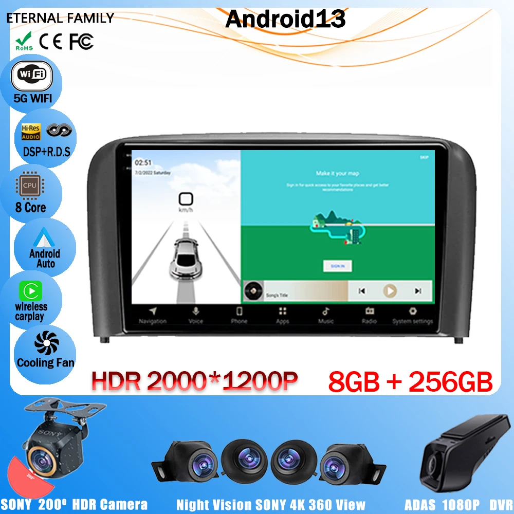 Android 13 Navigation GPS For Volvo S80 1 1998 - 2006 Car Radio Multimedia Video Player Auto Carplay 5G WIFI QLED Touch Screen
Android 13 Navigation GPS For Volvo S80 1 1998 - 2006 Car Radio Multimedia Video Player Auto Carplay 5G WIFI QLED Touch Screen