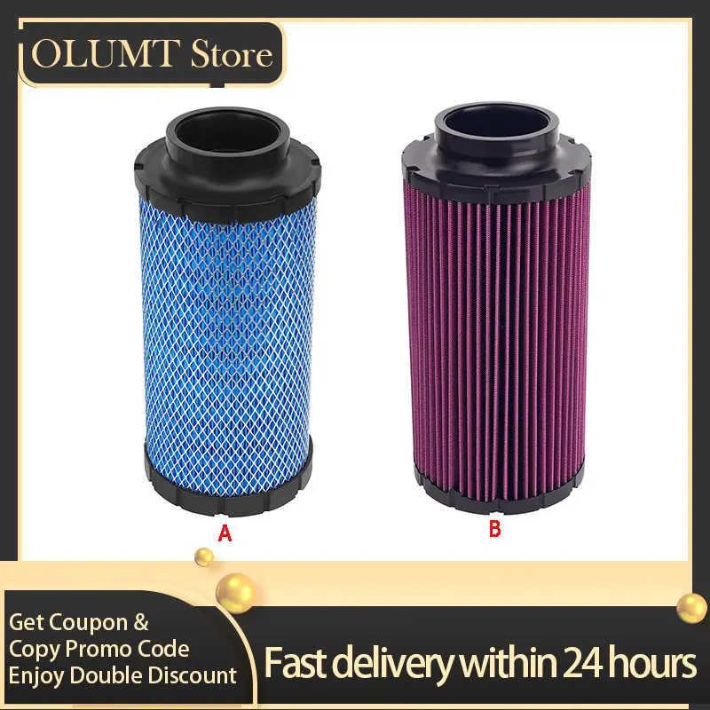

Motorcycle Air Filter Intake Cleaner For Ploaris RZR XP 4 1000 Turbo Tractor Ranger S LE Desert DYNAMIX Fox Edition EPS Sport