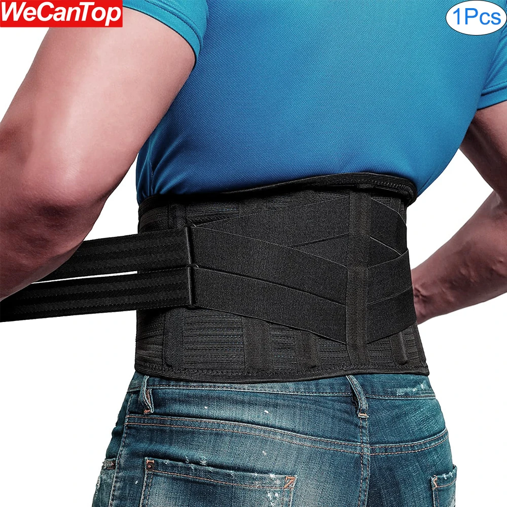 

1Pcs Back Brace for Men Women,Lower Back Pain Relief with 7 Stays,Anti-skid Lumbar Back Support Belt for work,sciatica,Scoliosis