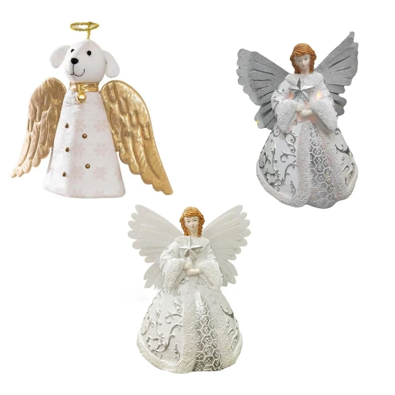 Fairy Decorative Christmas Tree Toppers Ornament Garden Home Decorations Party Y9RE
Fairy Decorative Christmas Tree Toppers Ornament Garden Home Decorations Party Y9RE