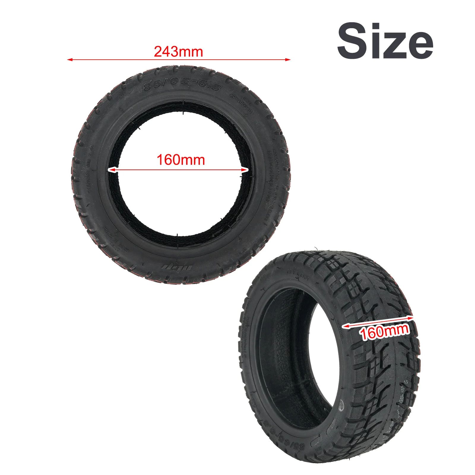 Tire Tubeless Tyre Tubeless Off-road Tire Wearproof Rubber 10 Inch 85/65-6.5 Cycling Accessories Durable Replacement
Tire Tubeless Tyre Tubeless Off-road Tire Wearproof Rubber 10 Inch 85/65-6.5 Cycling Accessories Durable Replacement