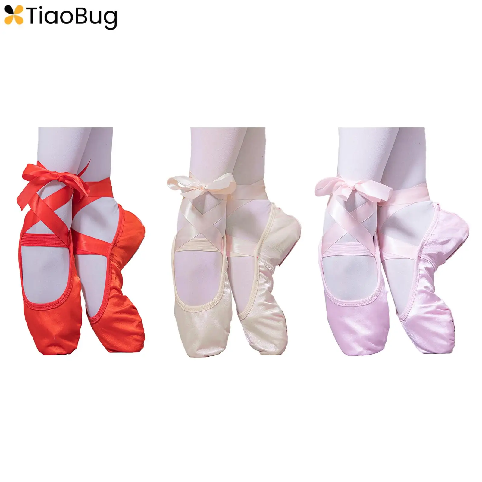Kids Girls 1 Pair Ballerinas Ballet Dance Shoes Lace-up Ribbon Satin Split Dancing Gymnastics Professional Training Shoes
Kids Girls 1 Pair Ballerinas Ballet Dance Shoes Lace-up Ribbon Satin Split Dancing Gymnastics Professional Training Shoes