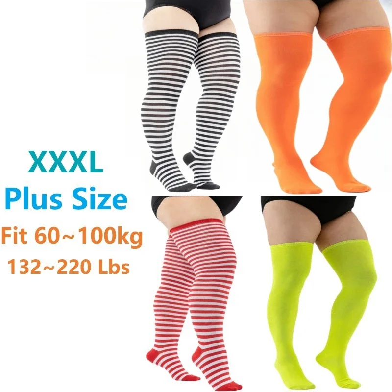 Plus Size Women's Striped Stockings Thigh High Socks Ladies Over Knee Socks Autumn Winter Warm
Plus Size Women's Striped Stockings Thigh High Socks Ladies Over Knee Socks Autumn Winter Warm