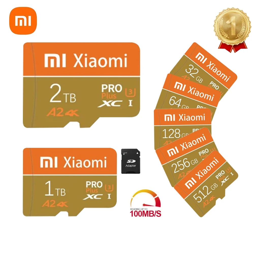 

XIAOMI Memory Card A2 4K 2TB TF Card High Speed Flash Card Ultra 1TB 512GB 256GB 128GB 64GB 32GB Expanded Storage For Camera