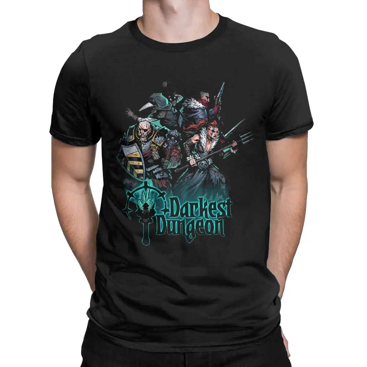 

Amazing Darkest Dungeon video game gotht shirt for men Crewneck Pure Cotton T Shirts Short Sleeve Tee Shirt New Arrival Clothing