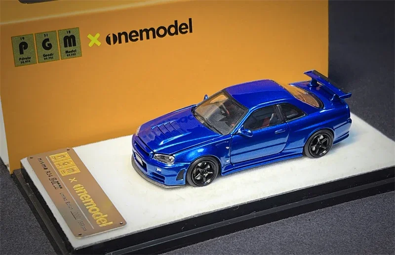 PGM x One model 1:64 R34 Z Tune 1 engine included metallic blue Limited999 Diecast Model Car
PGM x One model 1:64 R34 Z Tune 1 engine included metallic blue Limited999 Diecast Model Car