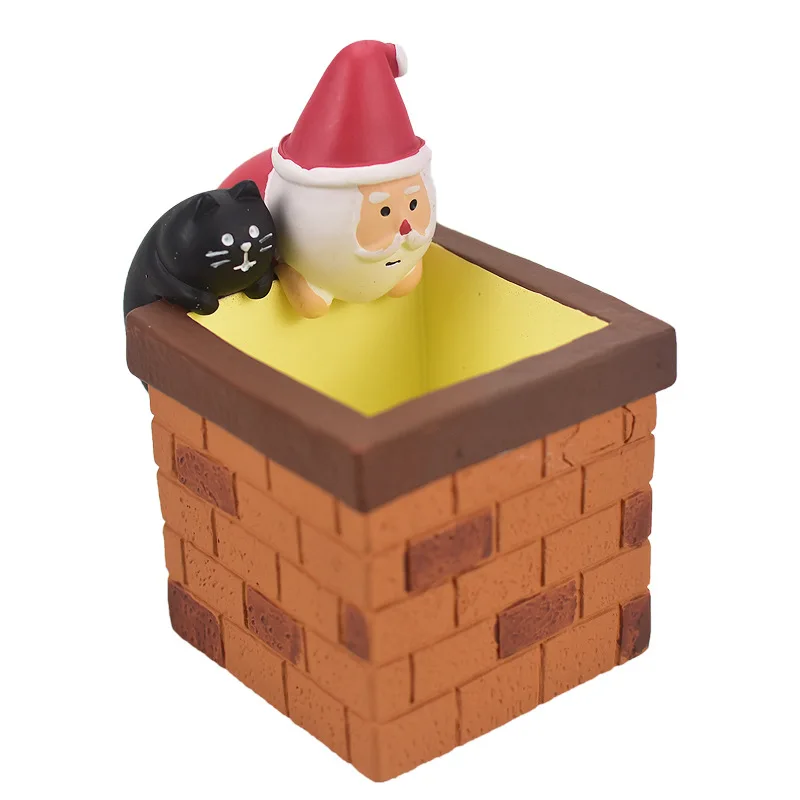 Japan Zakka Christmas Eve Santa Claus with Chimney Home Ornaments Cartoon Resin Craft Toys Collectible Gifts
Japan Zakka Christmas Eve Santa Claus with Chimney Home Ornaments Cartoon Resin Craft Toys Collectible Gifts