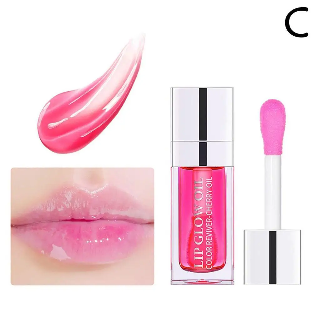 

6ml Moisturizing Lip Gloss Transparent Lip Glow Oil Plumping Hydrating Lip Glaze Lip Plumper Makeup Liquid Lipstick Lip Cosmetic