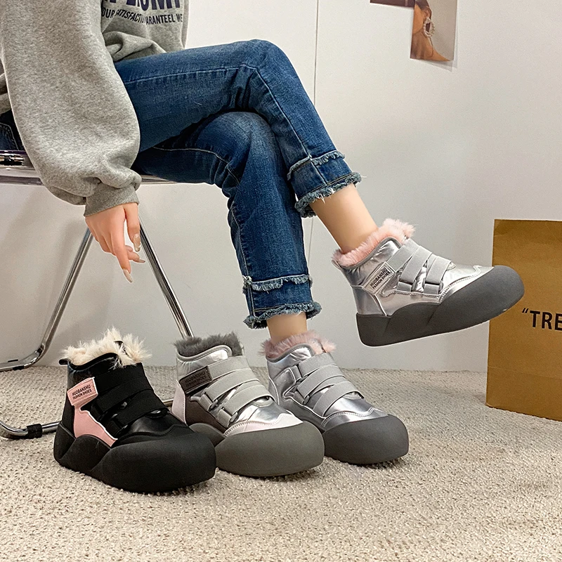 Winter Boots With Fur Round Toe Flat Heel Platform Sports Shoes Woman Boots-Women Luxury Designer Australia Plush Lolita High He
Winter Boots With Fur Round Toe Flat Heel Platform Sports Shoes Woman Boots-Women Luxury Designer Australia Plush Lolita High He