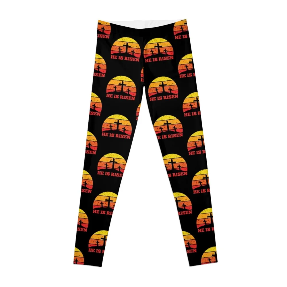 He Is Risen Crosses and Sunset Resurrection Leggings Women's sportswear workout clothes for Women sports Womens Leggings
He Is Risen Crosses and Sunset Resurrection Leggings Women's sportswear workout clothes for Women sports Womens Leggings