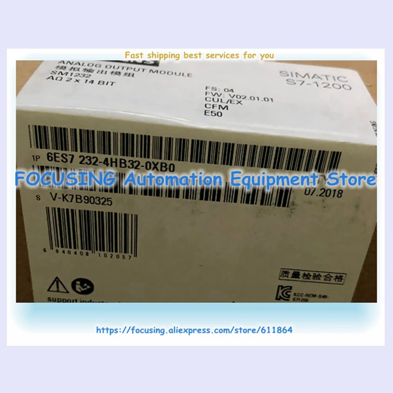 6ES7 232-4HD32-0XB0 6ES7232-4HD32-0XB0 SIMATIC S7-1200 SM1232 новый оригинальный PLC
6ES7 232-4HD32-0XB0 6ES7232-4HD32-0XB0 SIMATIC S7-1200 SM1232 новый оригинальный PLC