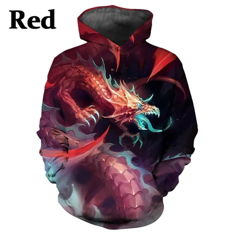 New 3D Dragon Printed Hoodies For Men Mythological Animals Graphic Sports Sweatshirts Kids Tops Fashion Pullover Harajuku Hoodie
New 3D Dragon Printed Hoodies For Men Mythological Animals Graphic Sports Sweatshirts Kids Tops Fashion Pullover Harajuku Hoodie