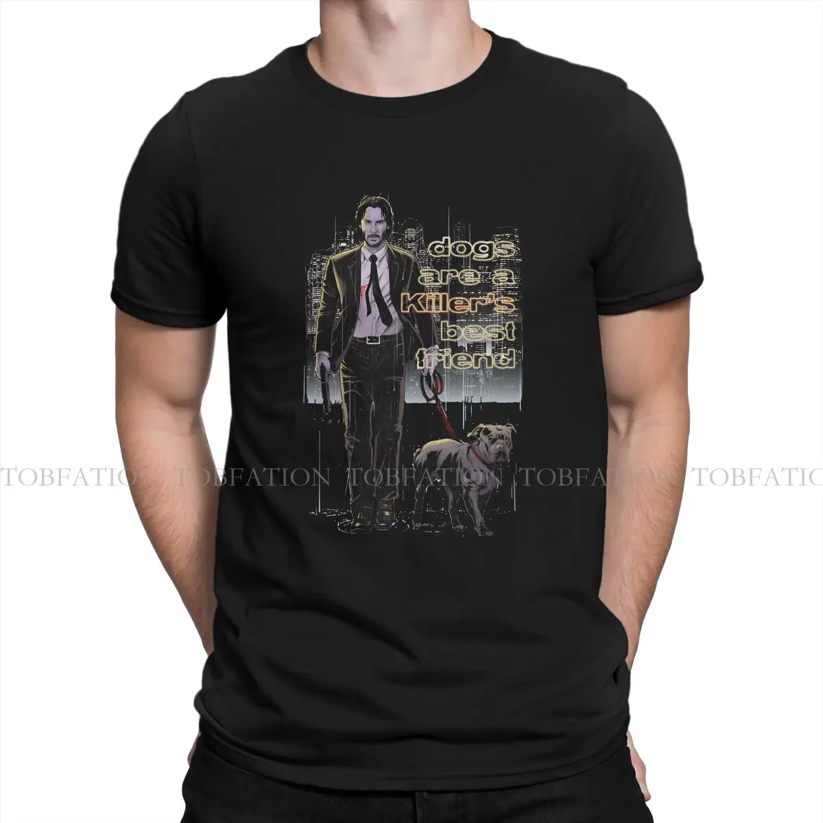 Dogs Are A Killer's Best Friend Classic Hip Hop TShirt John Wick Film Leisure T Shirt 100% Cotton Summer Stuff For Adult
Dogs Are A Killer's Best Friend Classic Hip Hop TShirt John Wick Film Leisure T Shirt 100% Cotton Summer Stuff For Adult