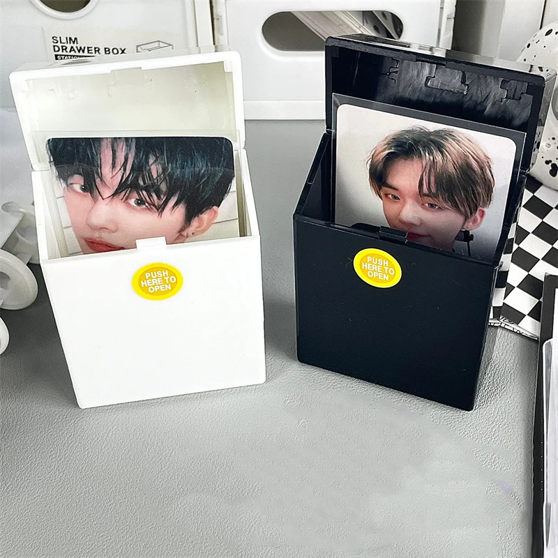 INS Plastic Storage Box Photocard Holder Desktop Storage Korean Idol Small Photo Card Organizer Classification Box Stationery
INS Plastic Storage Box Photocard Holder Desktop Storage Korean Idol Small Photo Card Organizer Classification Box Stationery