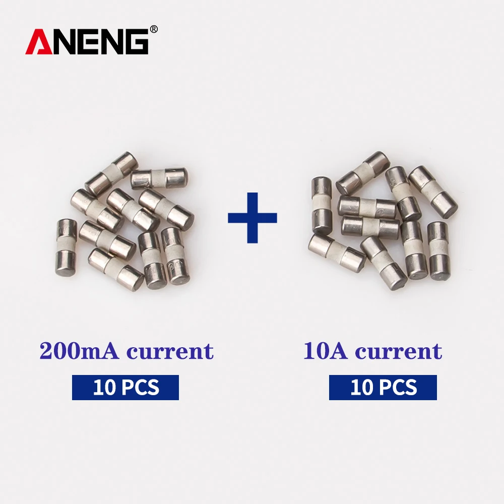 ANENG10Pcs/Lot 200mA 10A 5X20mm Ceramic Fuse Tube Fuse Ceramic Fusible 10A 250V Fast Blow Tube Fuses Electrician Tools
ANENG10Pcs/Lot 200mA 10A 5X20mm Ceramic Fuse Tube Fuse Ceramic Fusible 10A 250V Fast Blow Tube Fuses Electrician Tools