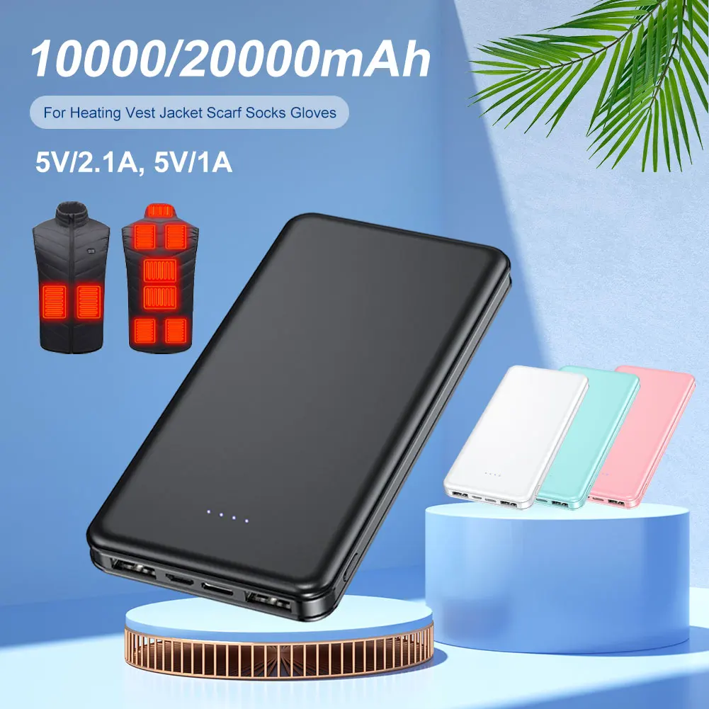 20000mAh Power Bank V/2AUSB Portable Cell Phone Charger External Battery Pack for Winter Heated Vest Jacket Scarf Socks Gloves
20000mAh Power Bank V/2AUSB Portable Cell Phone Charger External Battery Pack for Winter Heated Vest Jacket Scarf Socks Gloves