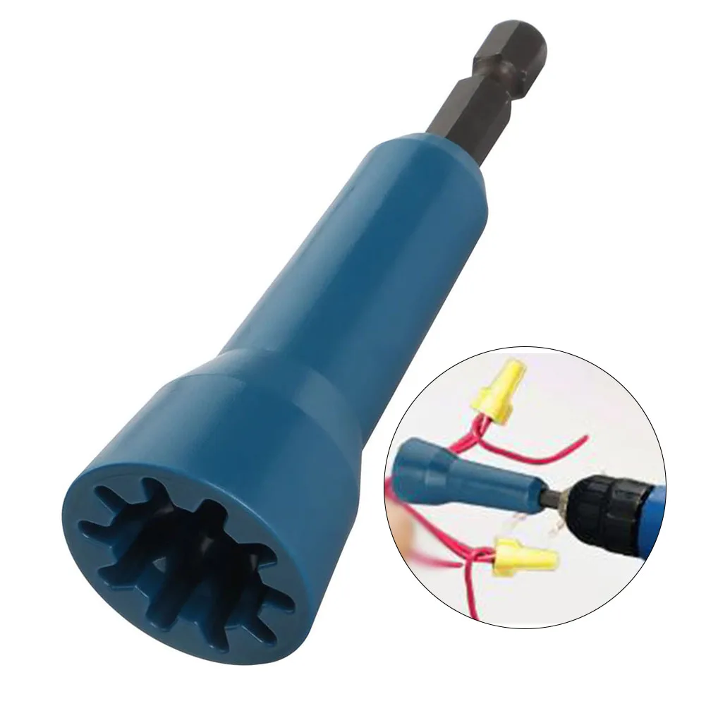 1/4" Wire Twister Electrician Fast Wire Twisting Tools Spin Twisting Wire Connector Sockets Electrician Accessories Hand Tools
1/4" Wire Twister Electrician Fast Wire Twisting Tools Spin Twisting Wire Connector Sockets Electrician Accessories Hand Tools