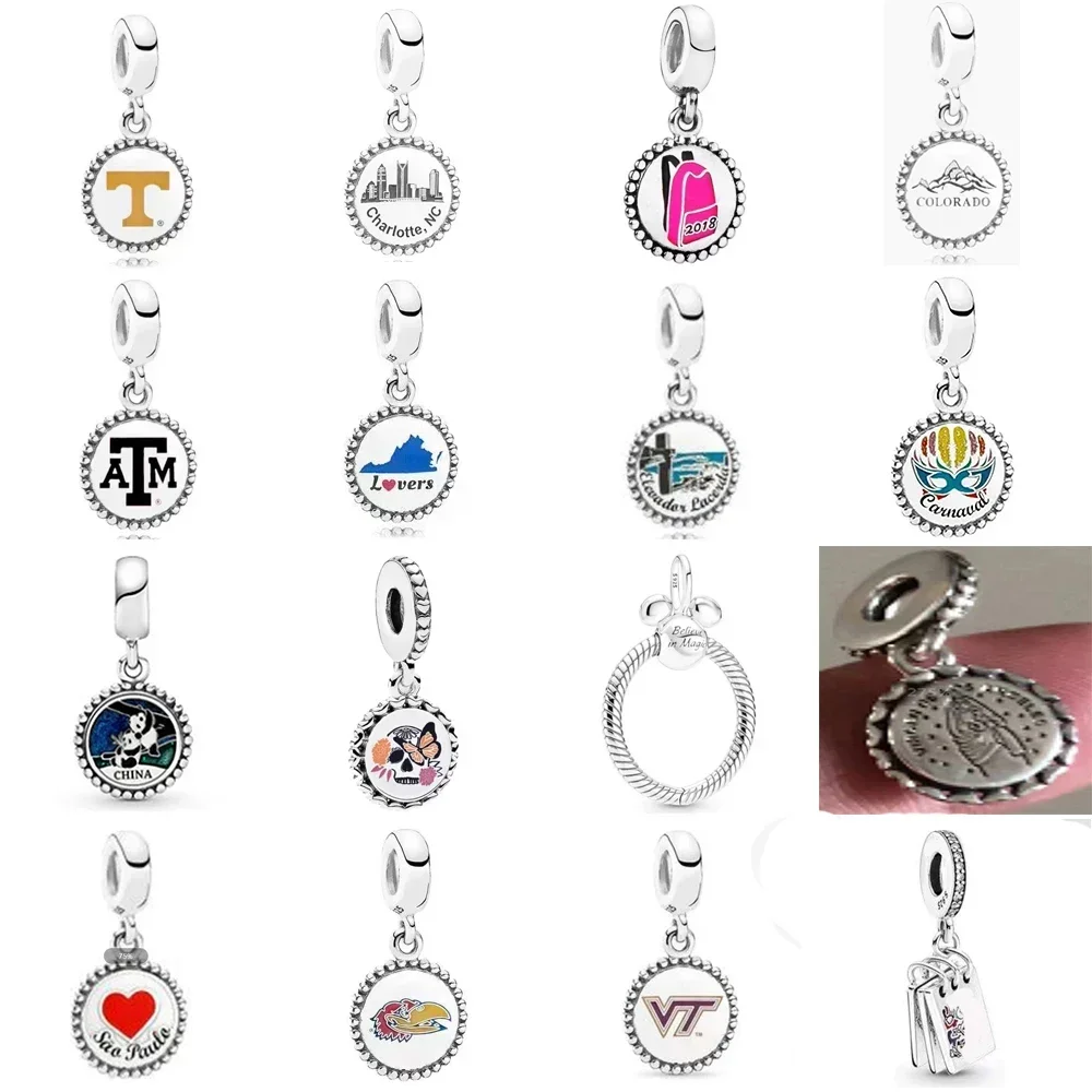 2021 NEW 100% 925 Sterling Silver Alphabet Backpack Dangle Pendant Fit DIY Women Bracelet Necklace Original Fashion Jewelry Gift
2021 NEW 100% 925 Sterling Silver Alphabet Backpack Dangle Pendant Fit DIY Women Bracelet Necklace Original Fashion Jewelry Gift