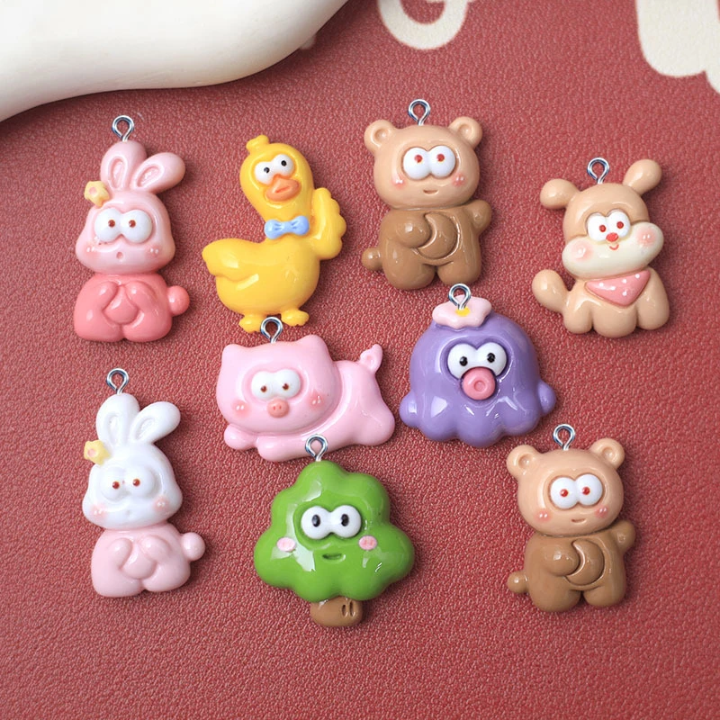 20Pcs Kawaii Rabbit Cat Duck Resin Charms for Jewelry Making Findings DIY Crafts Earrings Necklace Pendants Accessories
20Pcs Kawaii Rabbit Cat Duck Resin Charms for Jewelry Making Findings DIY Crafts Earrings Necklace Pendants Accessories