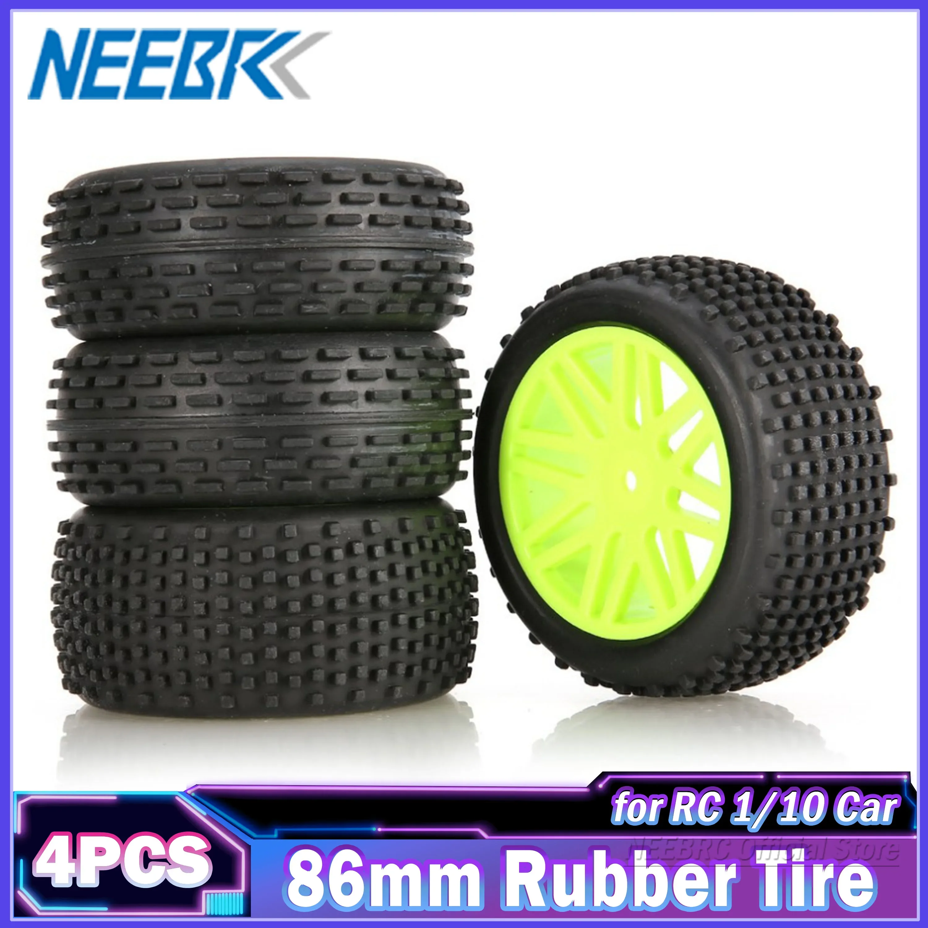 4PCS 86mm Rim Rubber Tires Tyre Wheel for 1/10 RC Crawler HSP Redcat Traxxas Tamiya HPI Wltoys 144001 124018 124019 12428 Fy-03
4PCS 86mm Rim Rubber Tires Tyre Wheel for 1/10 RC Crawler HSP Redcat Traxxas Tamiya HPI Wltoys 144001 124018 124019 12428 Fy-03