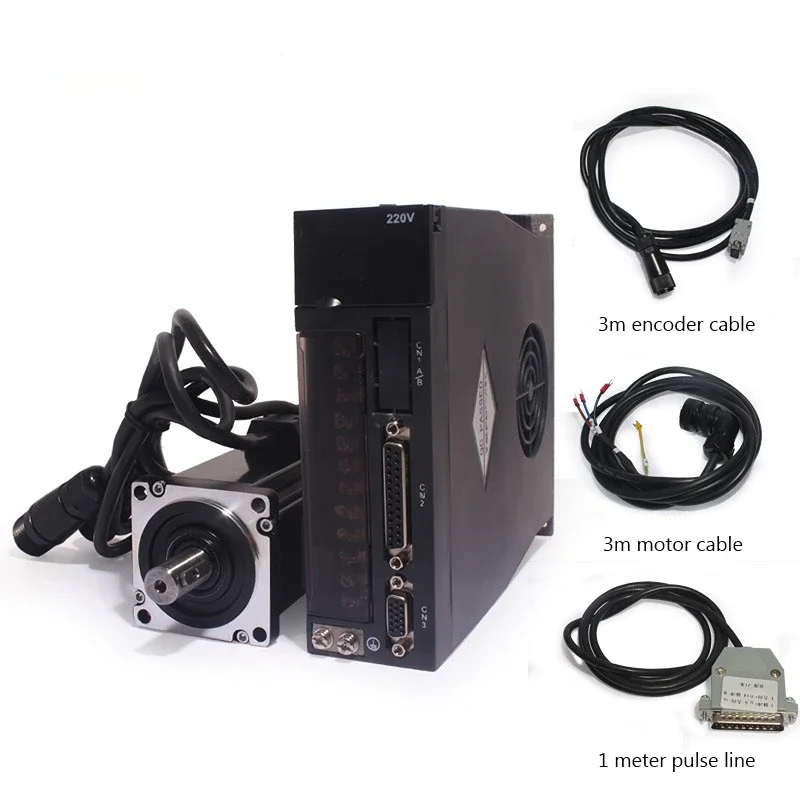 Factory Price AC Servo Motor 220V 750W 3000RPM 2.4N.m 90ST-M02430 and motor drive For Cnc Milling Machine AC Servo Motor
Factory Price AC Servo Motor 220V 750W 3000RPM 2.4N.m 90ST-M02430 and motor drive For Cnc Milling Machine AC Servo Motor