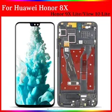 Ensemble écran tactile LCD de remplacement, 6.5 pouces, pour Huawei Honor 8X 9X Lite/View 10 Lite, Original, nouveau=