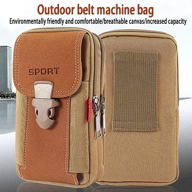 

1Pc Universal Phone Holster Bag Waist Pouches Outdoor Small Tactical Duty Belt Molle Backpack Carrying Case Card Holder