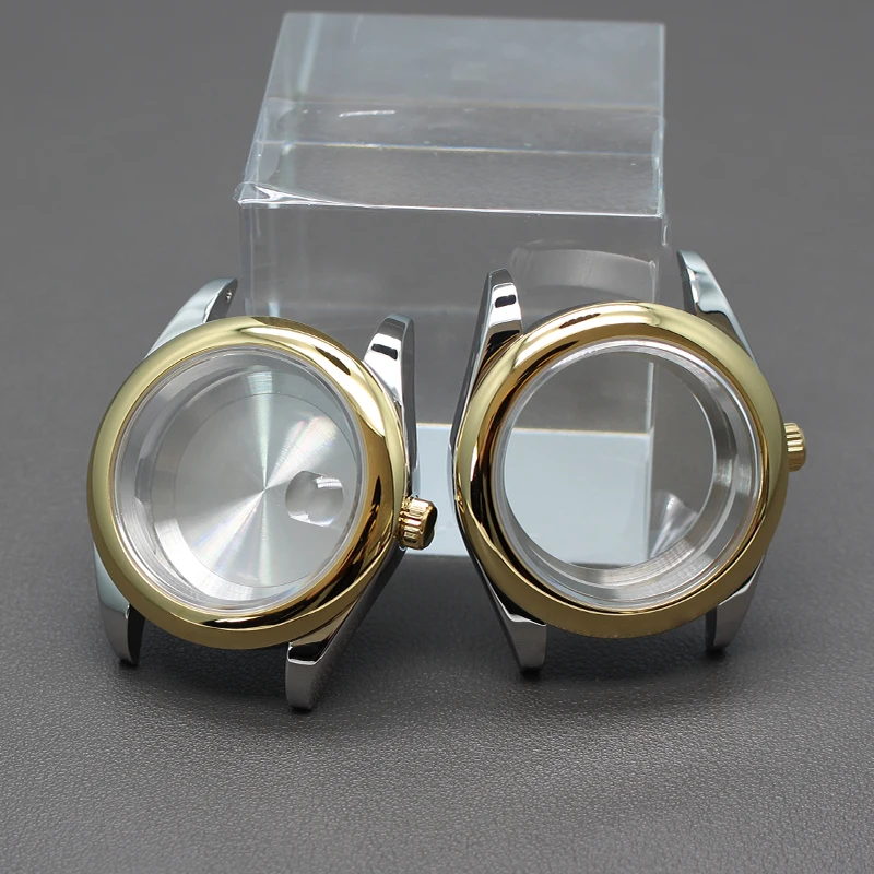 Gold 40mm 36mm Men's Watches Cases Parts Oyster Datejust Sapphire Crystal Glass For nh34 nh35 nh36/38 8215 Movement 28.5mm Dial
Gold 40mm 36mm Men's Watches Cases Parts Oyster Datejust Sapphire Crystal Glass For nh34 nh35 nh36/38 8215 Movement 28.5mm Dial