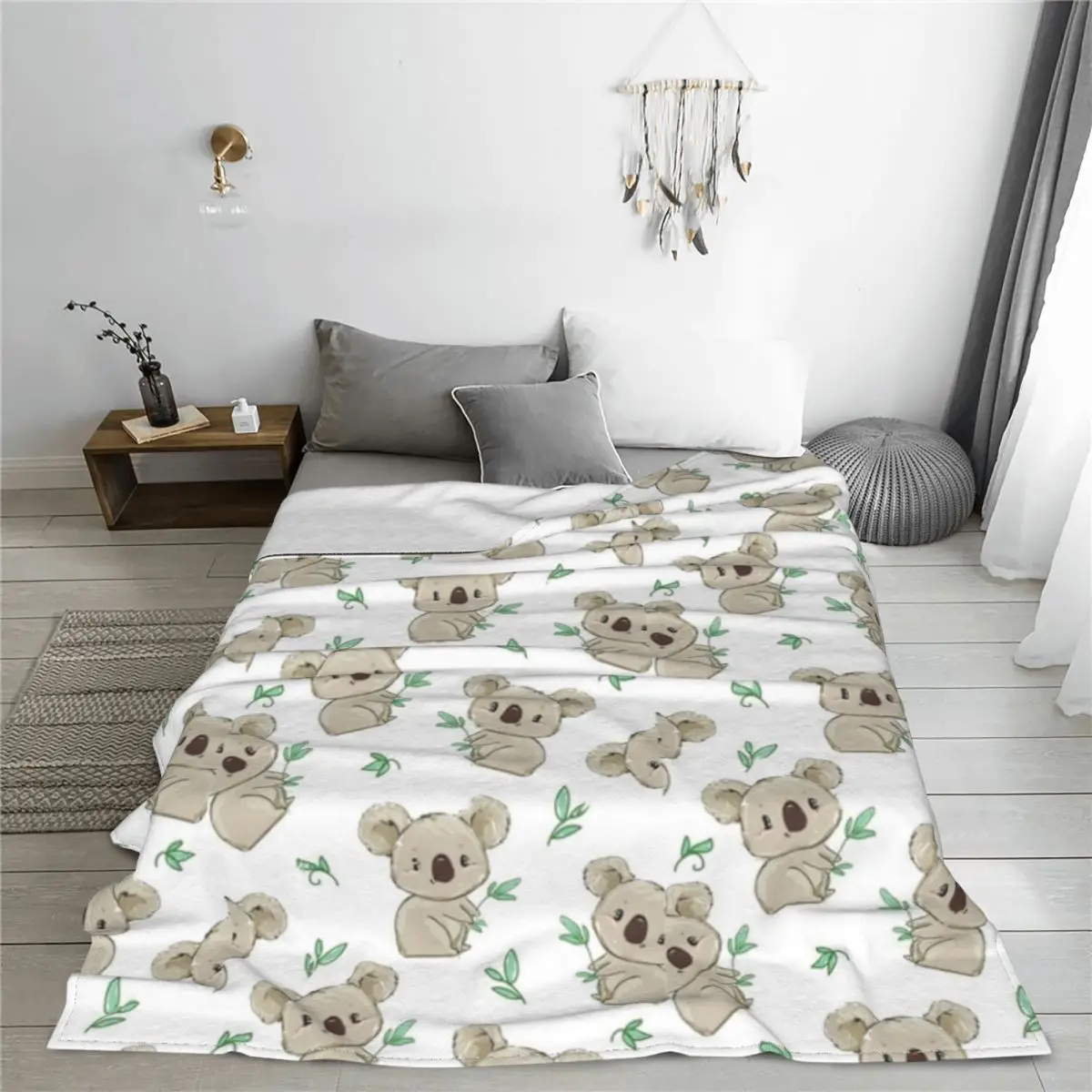 Hand Drawn Cute Koala Blankets Coral Fleece Plush Spring Autumn Australian Soft Throw Blanket for Bed Office Bedding Throws
Hand Drawn Cute Koala Blankets Coral Fleece Plush Spring Autumn Australian Soft Throw Blanket for Bed Office Bedding Throws