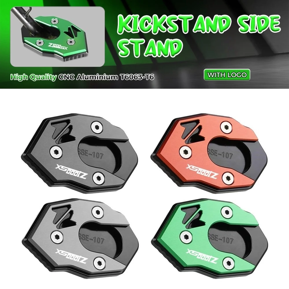For KAWASAKI NINJA1000SX Z1000SX NINJA 1000SX Z1000 2010-2021 CNC Kickstand Foot Side Stand Extension Pad Support Plate Stand
For KAWASAKI NINJA1000SX Z1000SX NINJA 1000SX Z1000 2010-2021 CNC Kickstand Foot Side Stand Extension Pad Support Plate Stand