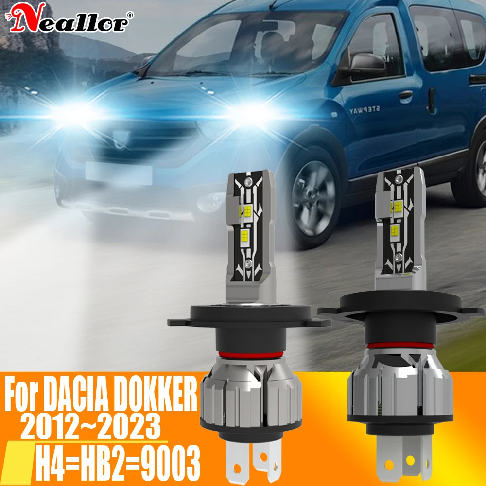 2 шт., Автомобильные светодиодные лампы H4 HB2 9003 12 В 55 Вт для Dacia Dokker 2004 ~ 2023
2 шт., Автомобильные светодиодные лампы H4 HB2 9003 12 В 55 Вт для Dacia Dokker 2004 ~ 2023