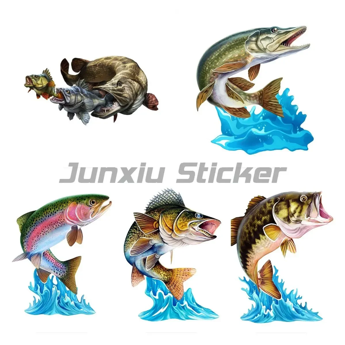 Cool Jumping Fish Perch 3D Sticker for Wall Car Bike Motorcycle Helmet Camper Table Truck Bicycle PVC Stickers Customizable Size 
Cool Jumping Fish Perch 3D Sticker for Wall Car Bike Motorcycle Helmet Camper Table Truck Bicycle PVC Stickers Customizable Size