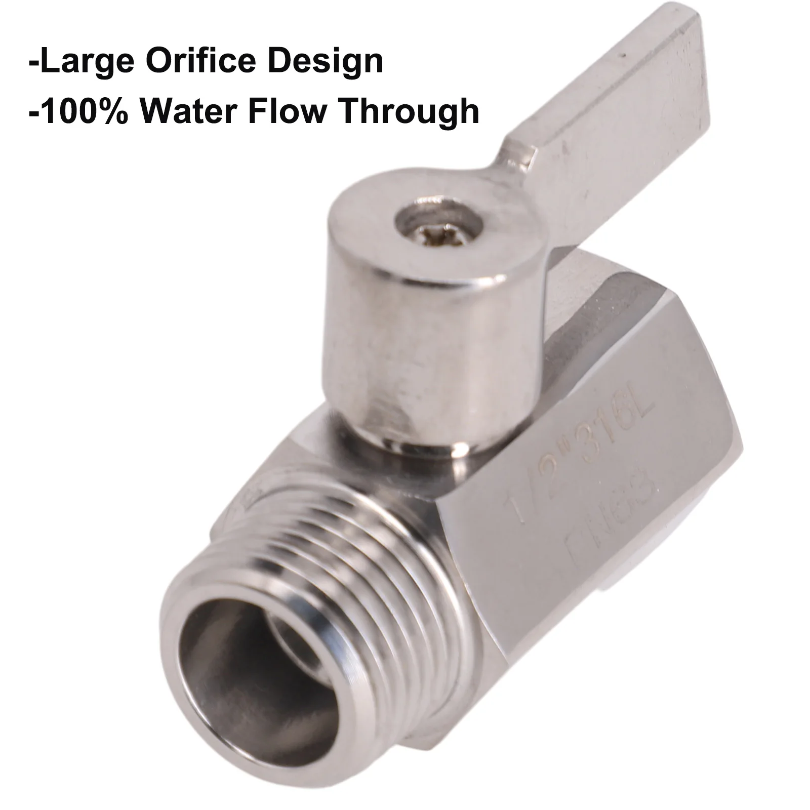 NPT Thread Stop Valve Fittings Function Leak Proof Long Handle Note Package Specification Compatible Bathrooms
NPT Thread Stop Valve Fittings Function Leak Proof Long Handle Note Package Specification Compatible Bathrooms