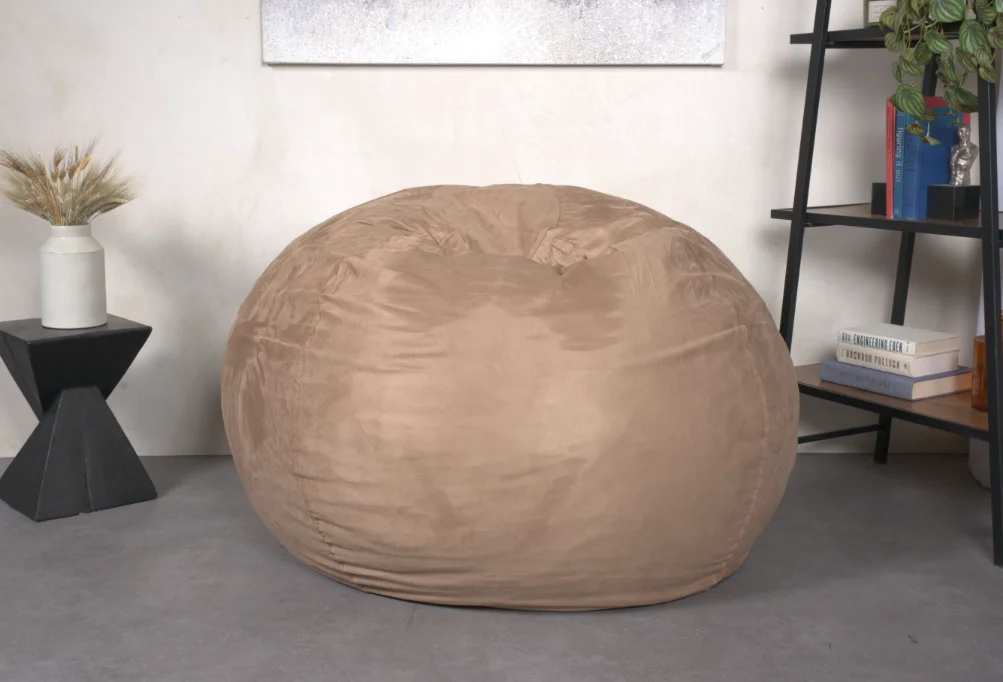 Comfortable 5-Foot High-Density Shredded Foam Bean Bag Chair for Kids and Adults with Removable Microsuede Cover - Ideal for Rea
Comfortable 5-Foot High-Density Shredded Foam Bean Bag Chair for Kids and Adults with Removable Microsuede Cover - Ideal for Rea