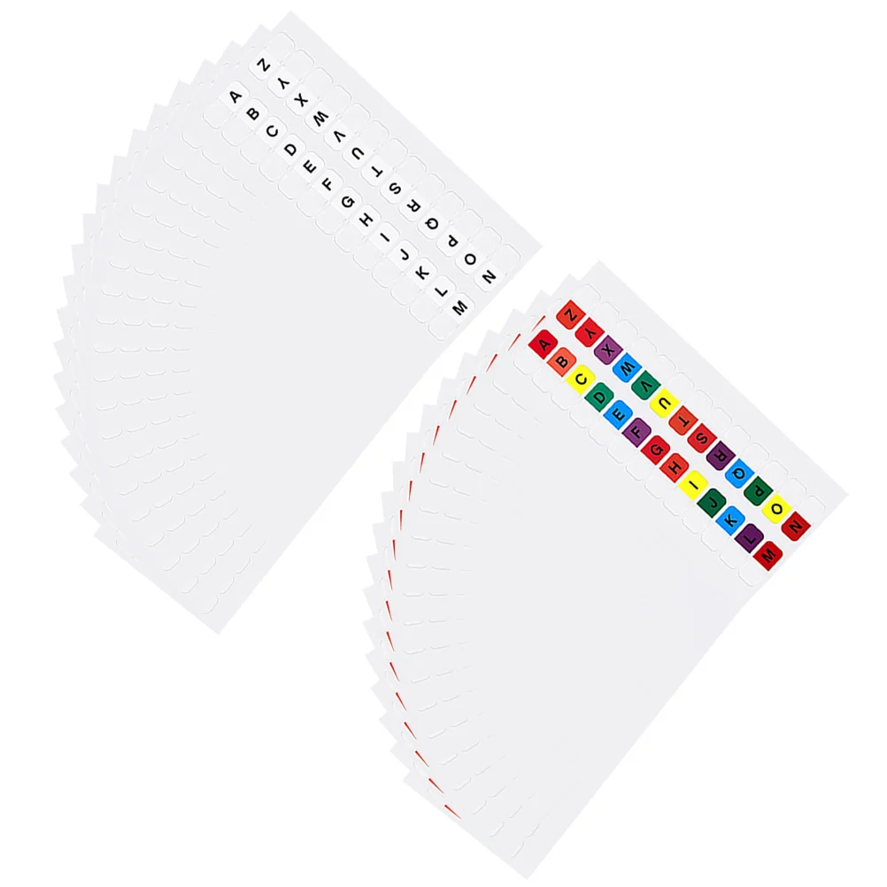 of Colored Book Stickers Small Sticky Tabs Notepad Page Markers Alphabet File Guides Tabs
of Colored Book Stickers Small Sticky Tabs Notepad Page Markers Alphabet File Guides Tabs