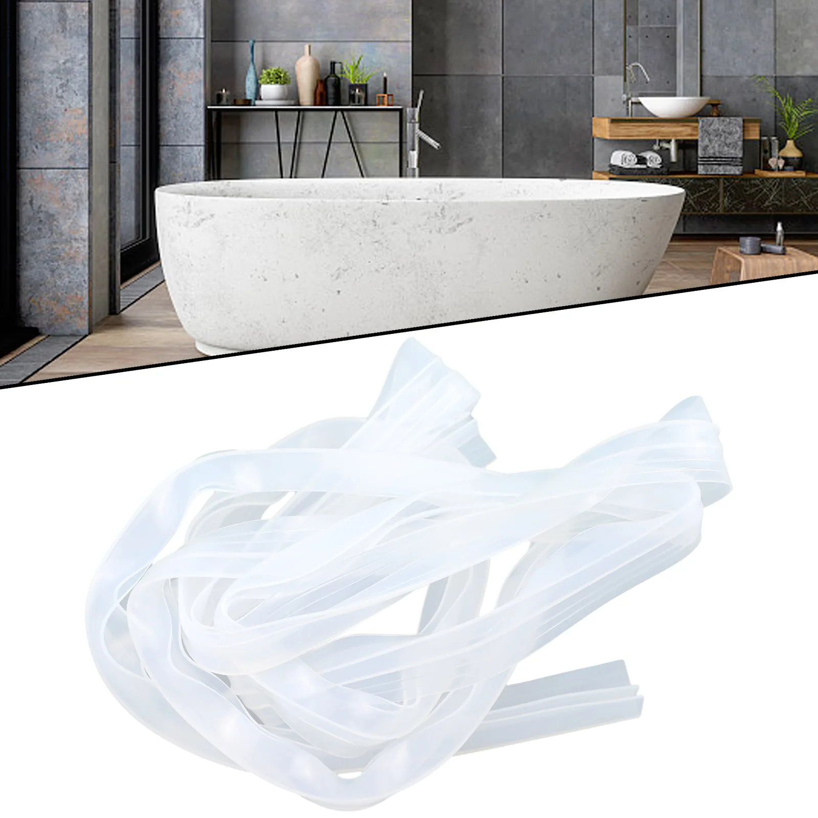 Brand New Seal Strip Waterproof Seal Gap Shower Doors Sliding Doors Transparent 6mm Width Accessories For Bath
Brand New Seal Strip Waterproof Seal Gap Shower Doors Sliding Doors Transparent 6mm Width Accessories For Bath