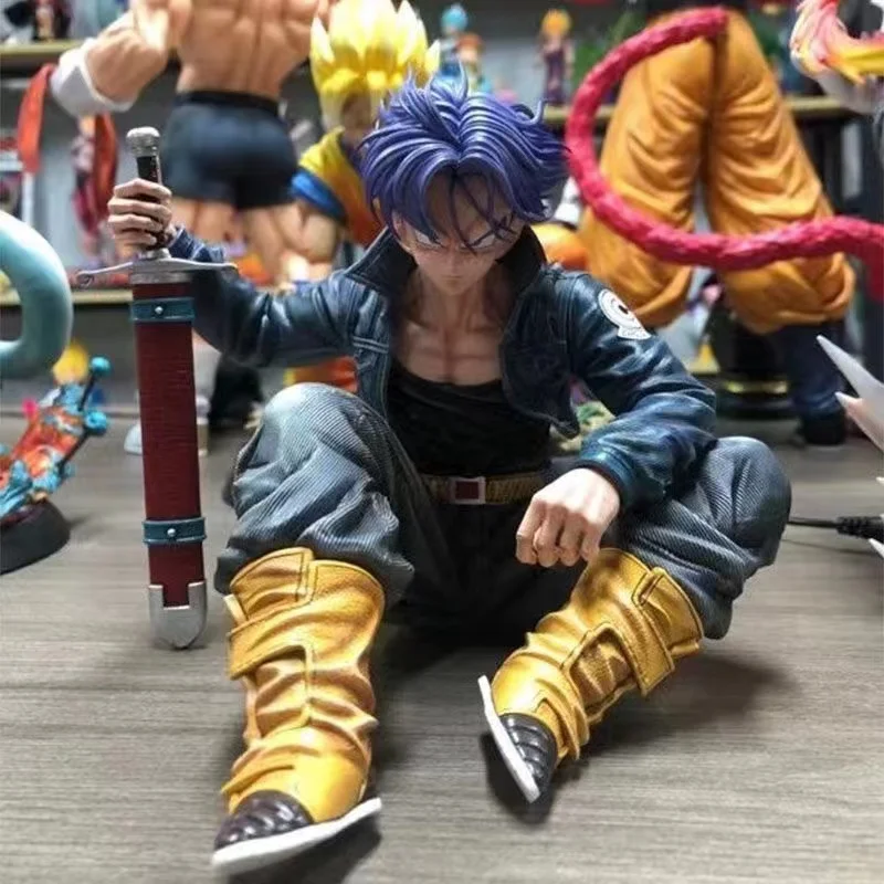 Dragon ball wink sitting Trunks Desktop Anime Figure Ornaments Hand Piece Model Car decoration Birthday Gift
Dragon ball wink sitting Trunks Desktop Anime Figure Ornaments Hand Piece Model Car decoration Birthday Gift