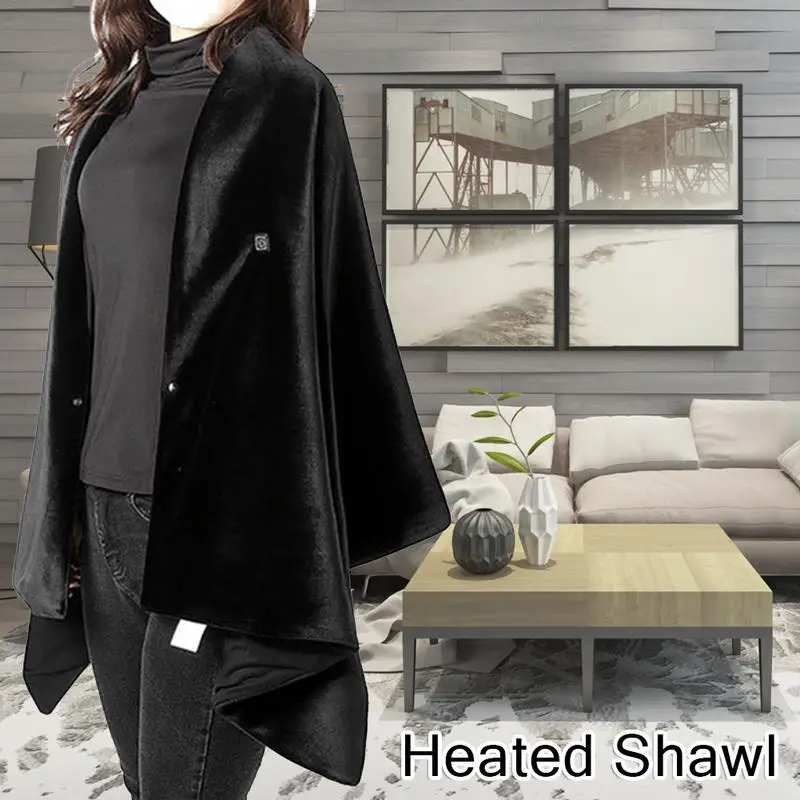 USB Soft Heated Shawl Home Electric Heating Blanket Pad USB Heating Shawl Shoulder Neck Scarf Winter Warming Supplies
USB Soft Heated Shawl Home Electric Heating Blanket Pad USB Heating Shawl Shoulder Neck Scarf Winter Warming Supplies