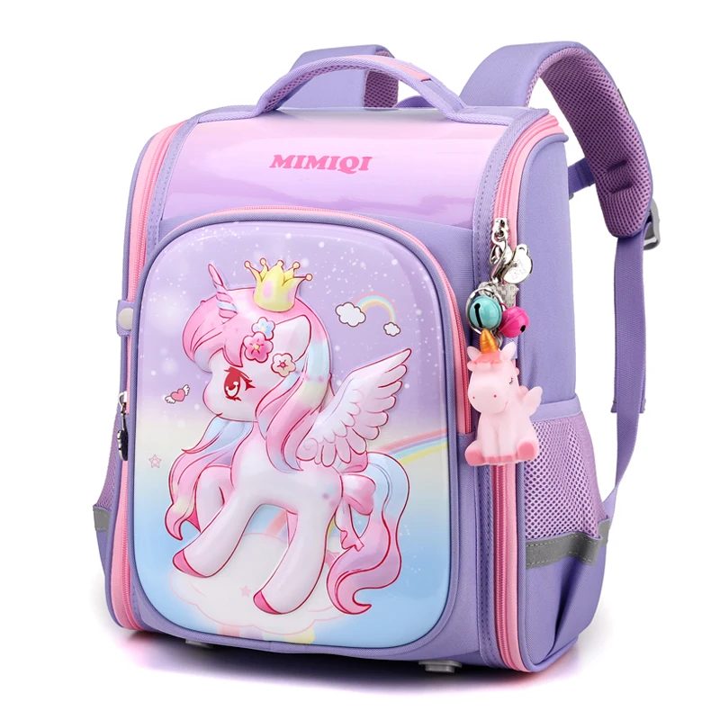 Новые милые рюкзаки с мультяшным единорогом для девочек и мальчиков, детские сумки для начальной школы, детские сумки, модные сумки для книг, 2023