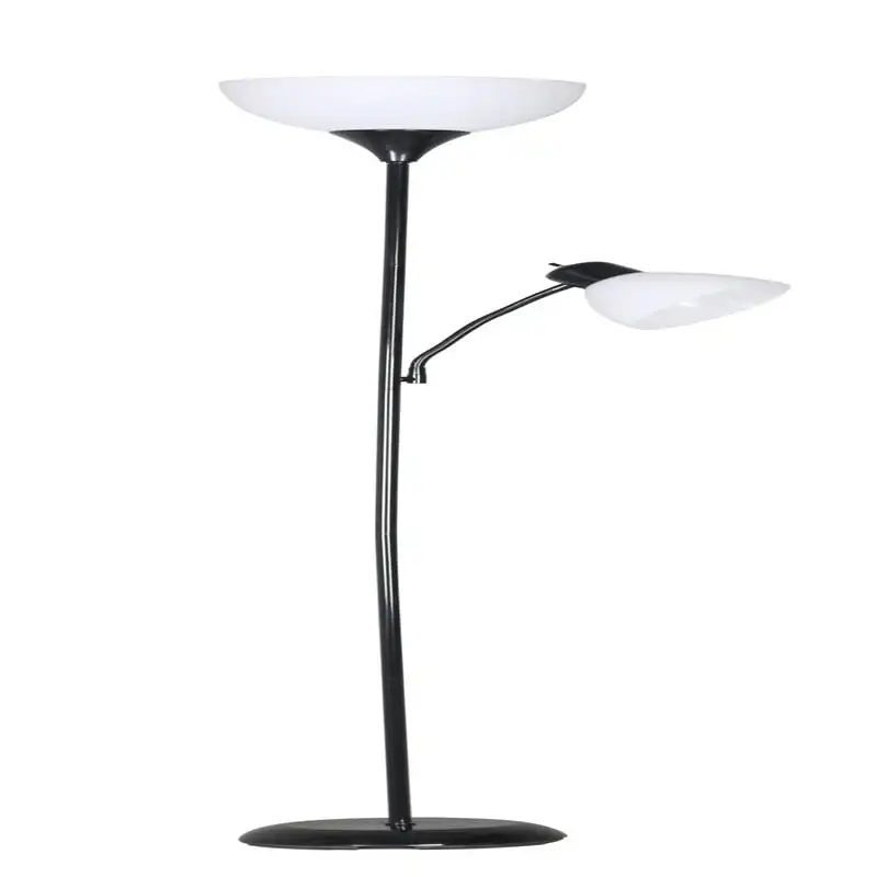 Combo Floor Lamp with Adjustable Reading Lamp, Black Plastic, Modern, Young Adult, Adult use. Corner light Table lamp Rgb corner
Combo Floor Lamp with Adjustable Reading Lamp, Black Plastic, Modern, Young Adult, Adult use. Corner light Table lamp Rgb corner