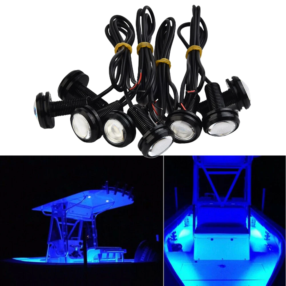 8PCS LED Boat Light Waterproof Underwater Troll Swimming Pool Pond Fountain Light Black Light High Quality Car Lighting Parts
8PCS LED Boat Light Waterproof Underwater Troll Swimming Pool Pond Fountain Light Black Light High Quality Car Lighting Parts