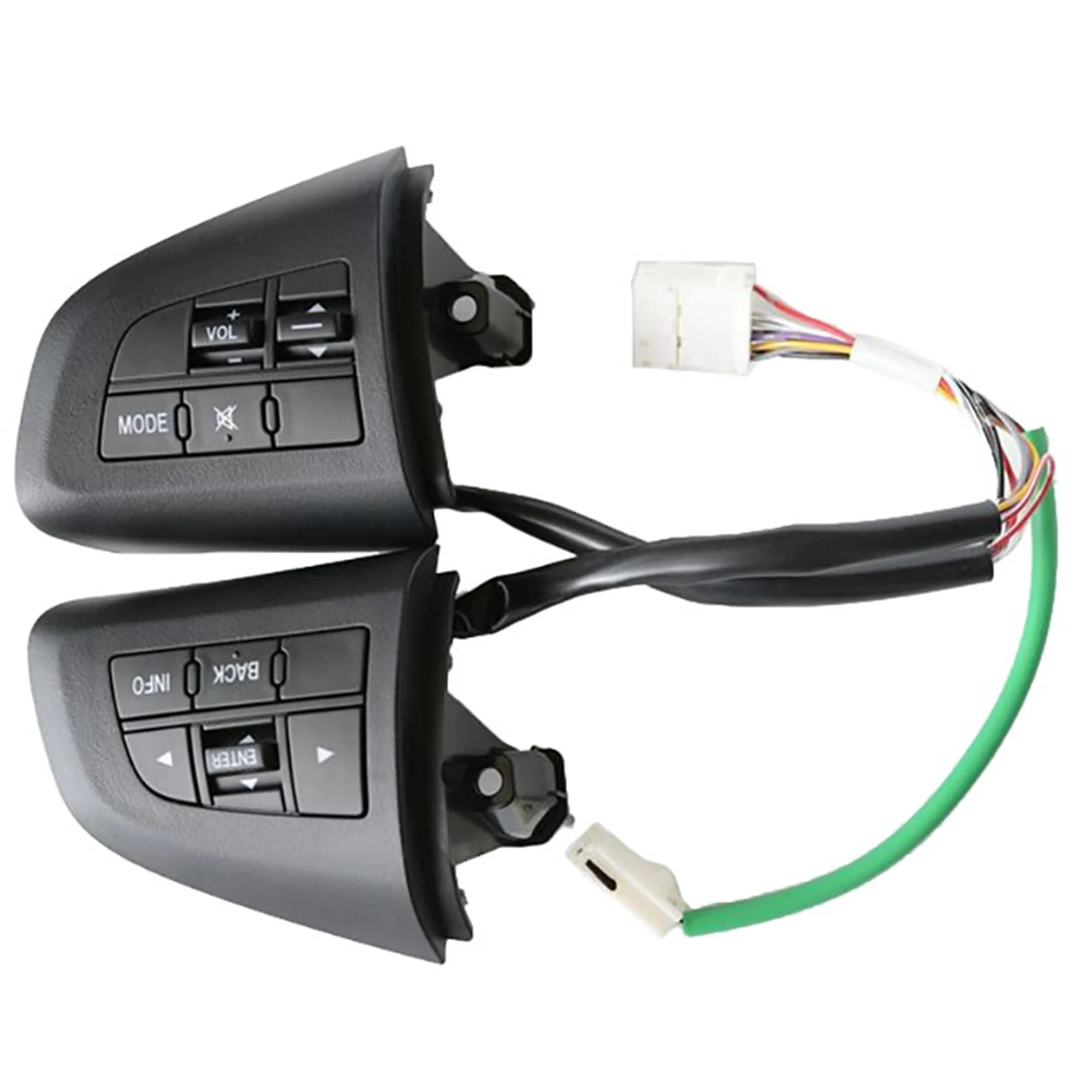 2Pcs Car Volume Mode Multi-Function Steering Wheel Switch Control Buttons for Mazda 3 5 CX-5 CX-7
2Pcs Car Volume Mode Multi-Function Steering Wheel Switch Control Buttons for Mazda 3 5 CX-5 CX-7