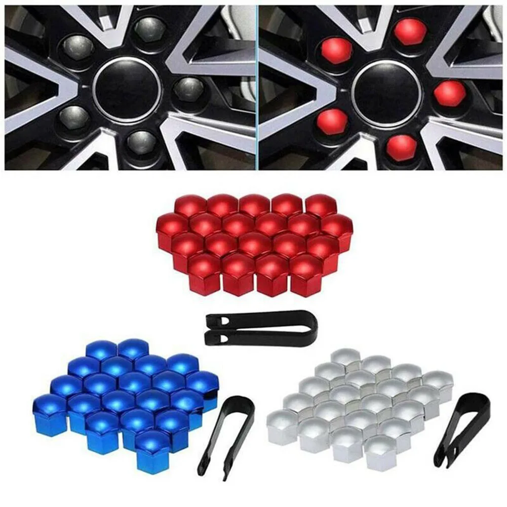 20pcs Wheel Nut Bolt Cap 21MM Car Hub Screw Cover Wheel Nut Cover Bolt Rim Nut T53blackgreySilver Plating + Removal Black Clip
20pcs Wheel Nut Bolt Cap 21MM Car Hub Screw Cover Wheel Nut Cover Bolt Rim Nut T53blackgreySilver Plating + Removal Black Clip