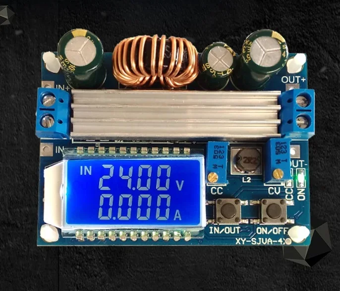 

35W DC 5.5-30V to 0.5-30V Digital LCD Display Automatic Step up down Buck Boost Converter Power Supply Module For arduino