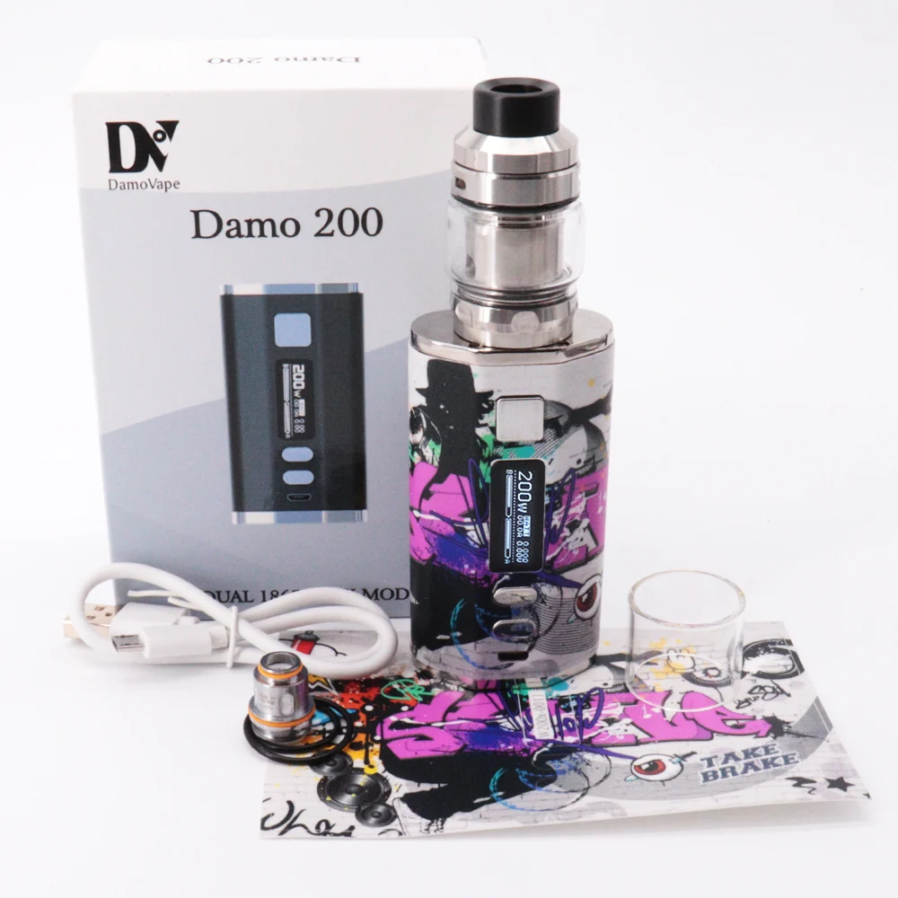 

VAPE 200W Box Mod Electronic Cigarette 4400mah battery Zeus Sub Ohm rta 5ml Capacity Atomizer vape mod kit e-cigarettes vaper