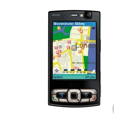 

Original N95 8GB Mobile Phone 3G 5MP Wifi GPS 2.8''Screen Unlocked Smartphone Russian Hebrew Arabic Keyboard. Made on 2007