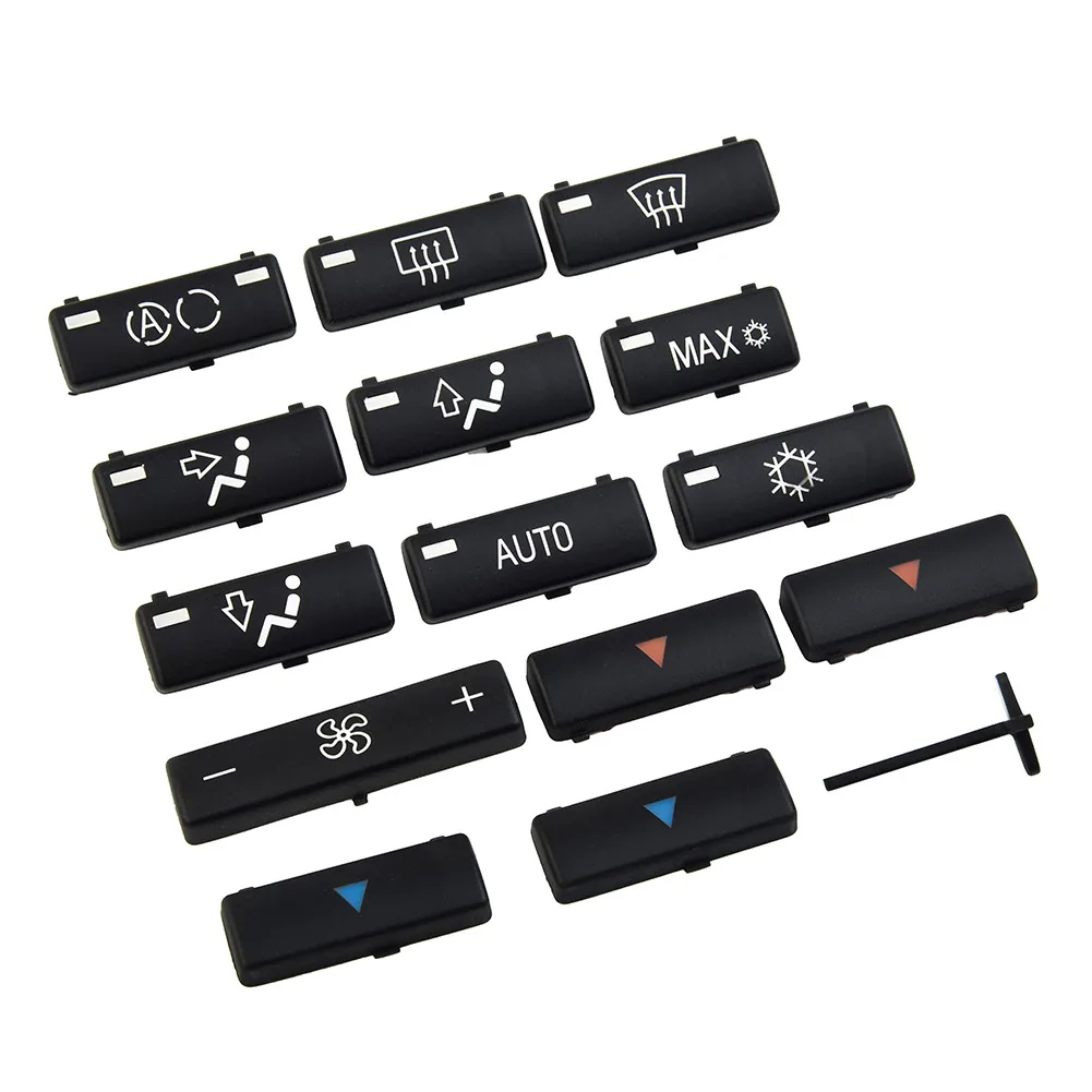 For BMW X5/E53 E39 Ac climate control Interior Protector Switch 14pcs Auto Black Button Car Parts Air Conditioning
For BMW X5/E53 E39 Ac climate control Interior Protector Switch 14pcs Auto Black Button Car Parts Air Conditioning