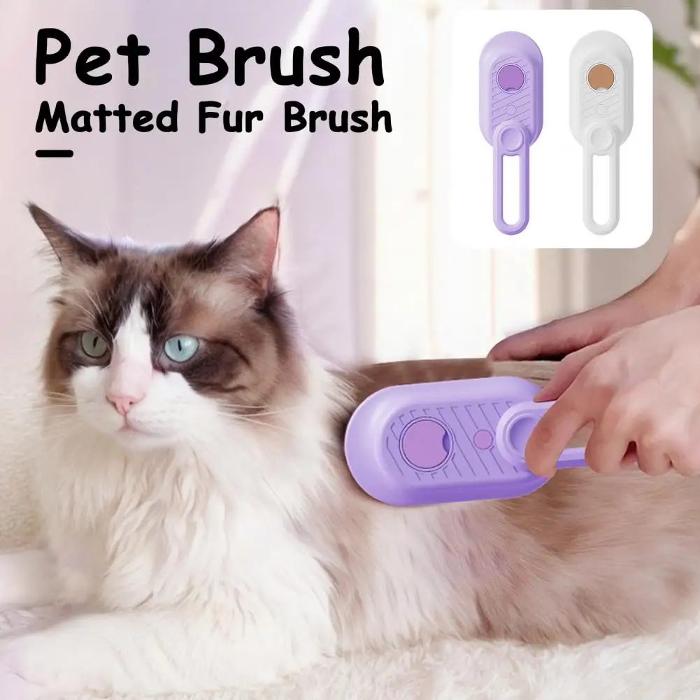 

Cat Hair Brush Electric Self-cleaning Pet Brush for Cats Dogs Steamy Massage Comb Grooming Tool Pet Supplies for Easy Pet Care