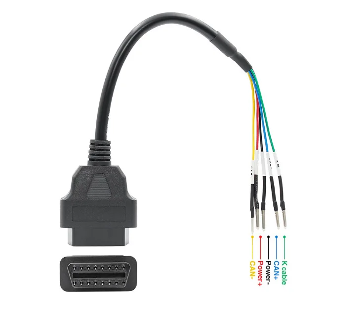 OBDII 16 Pin OBD OBD2 Female K Line CAN Line Jumper Tester Connector Car Diagnostic Extension Cable Cord Pigtail
OBDII 16 Pin OBD OBD2 Female K Line CAN Line Jumper Tester Connector Car Diagnostic Extension Cable Cord Pigtail